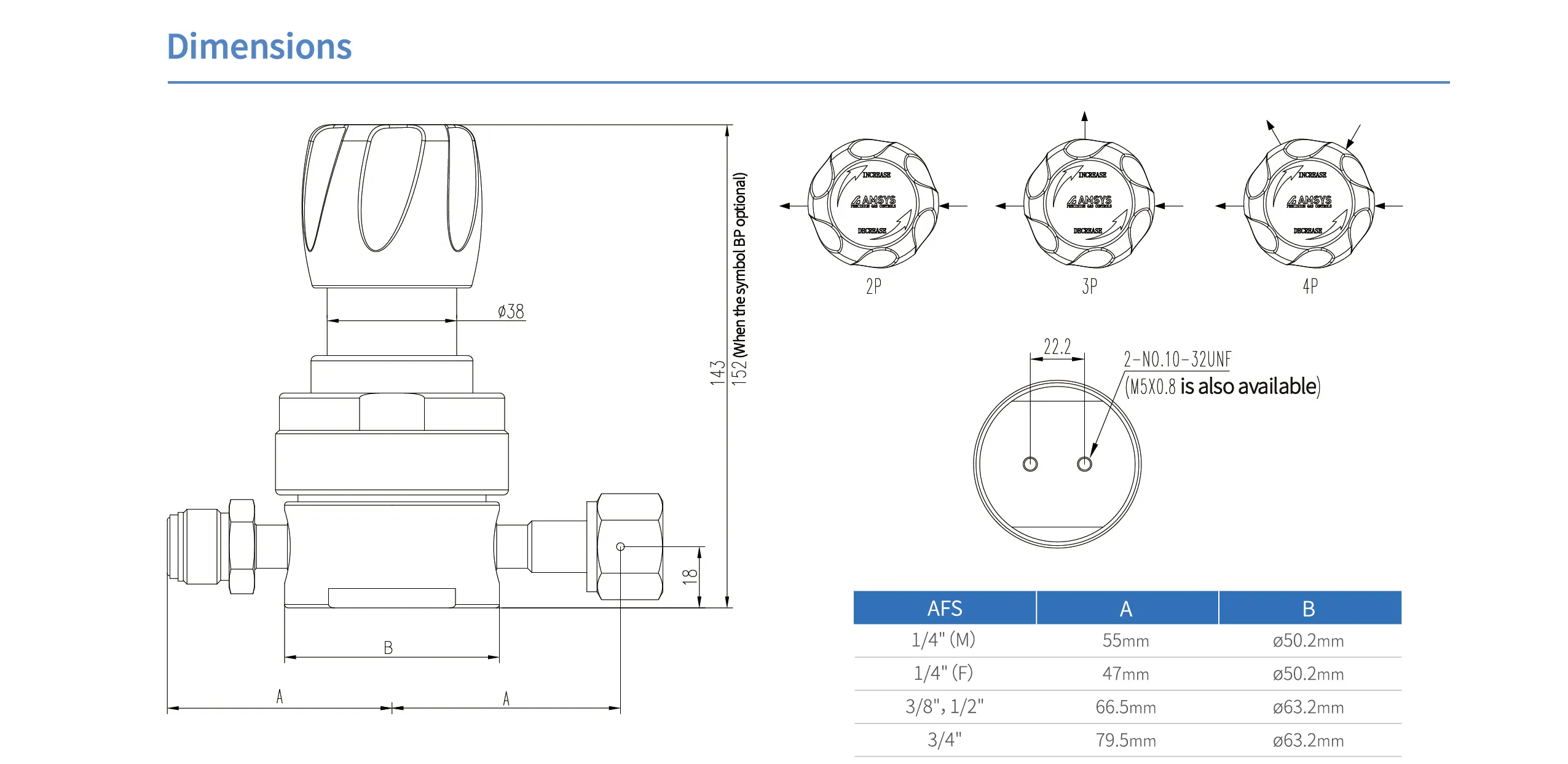 Регулятор AMFLO UHP AU23 Материал: Код ZS (Body,Poppet, Nozzle,Gland-SUS316L;Diaphragm-Hastelloy®C-22,Seat: PCTFE) ; Поверхность 0.13 um; 3х портовый с манометром, вх. давл. 206 бар, CV-0.9